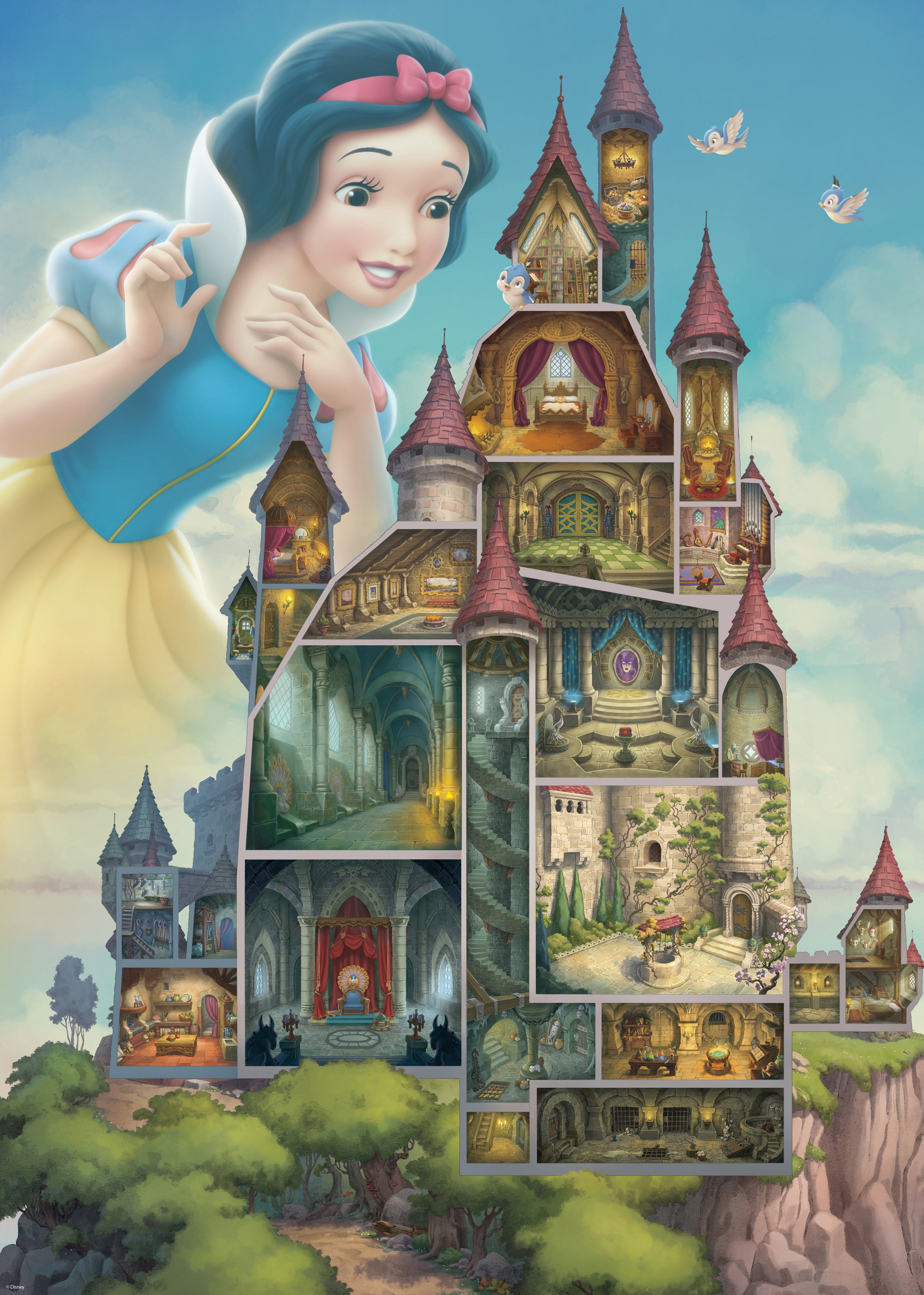 Disney Snow White Castle – 1000 Piece Jigsaw Puzzle (Ravensburger)