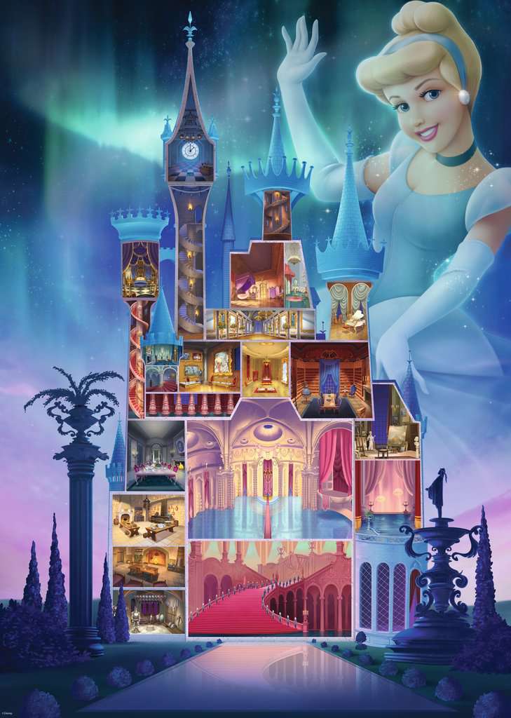 Disney Cinderella Castle – 1000 Piece Jigsaw Puzzle (Ravensburger)