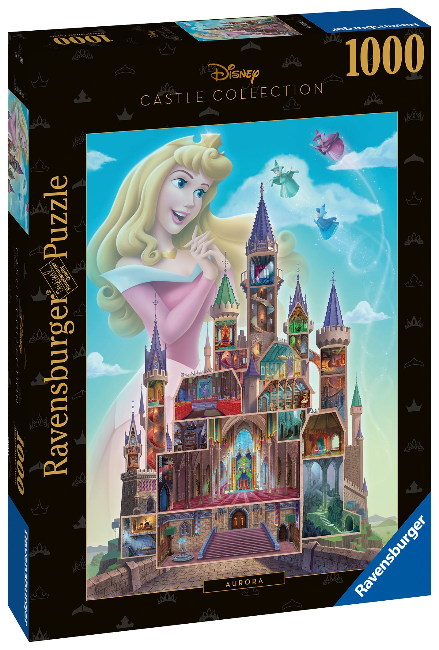 Ravensburger - Disney Aurora Castle - 1000 Piece Jigsaw Puzzle