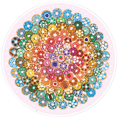 Circle of Colours: Doughnuts – 500 Piece Jigsaw Puzzle (Ravensburger)