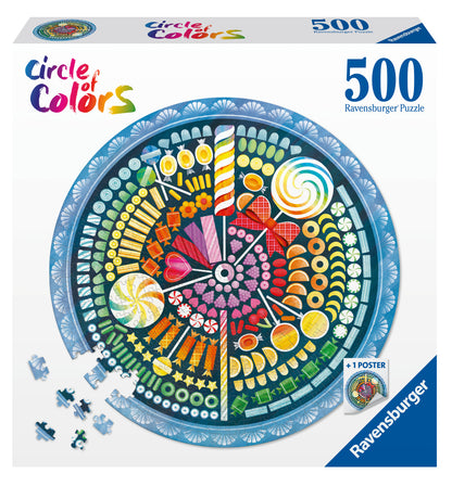 Ravensburger - Circle of Colours - Candies - 500 Piece Jigsaw Puzzle