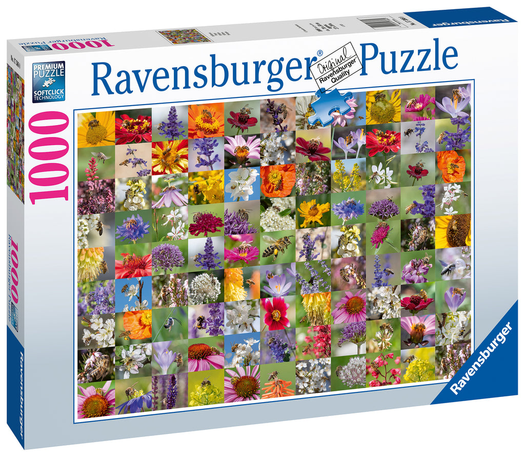 Bee Collage – 1000 Piece Jigsaw Puzzle (Ravensburger)