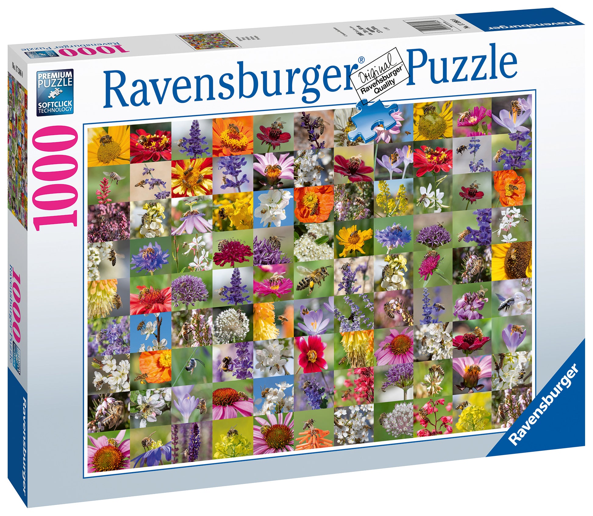 Bee Collage – 1000 Piece Jigsaw Puzzle (Ravensburger)