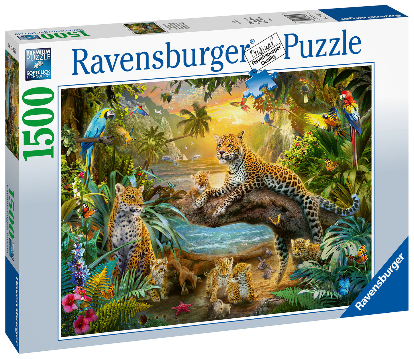Ravensburger - Leopards in the Jungle - 1500 Piece Jigsaw Puzzle