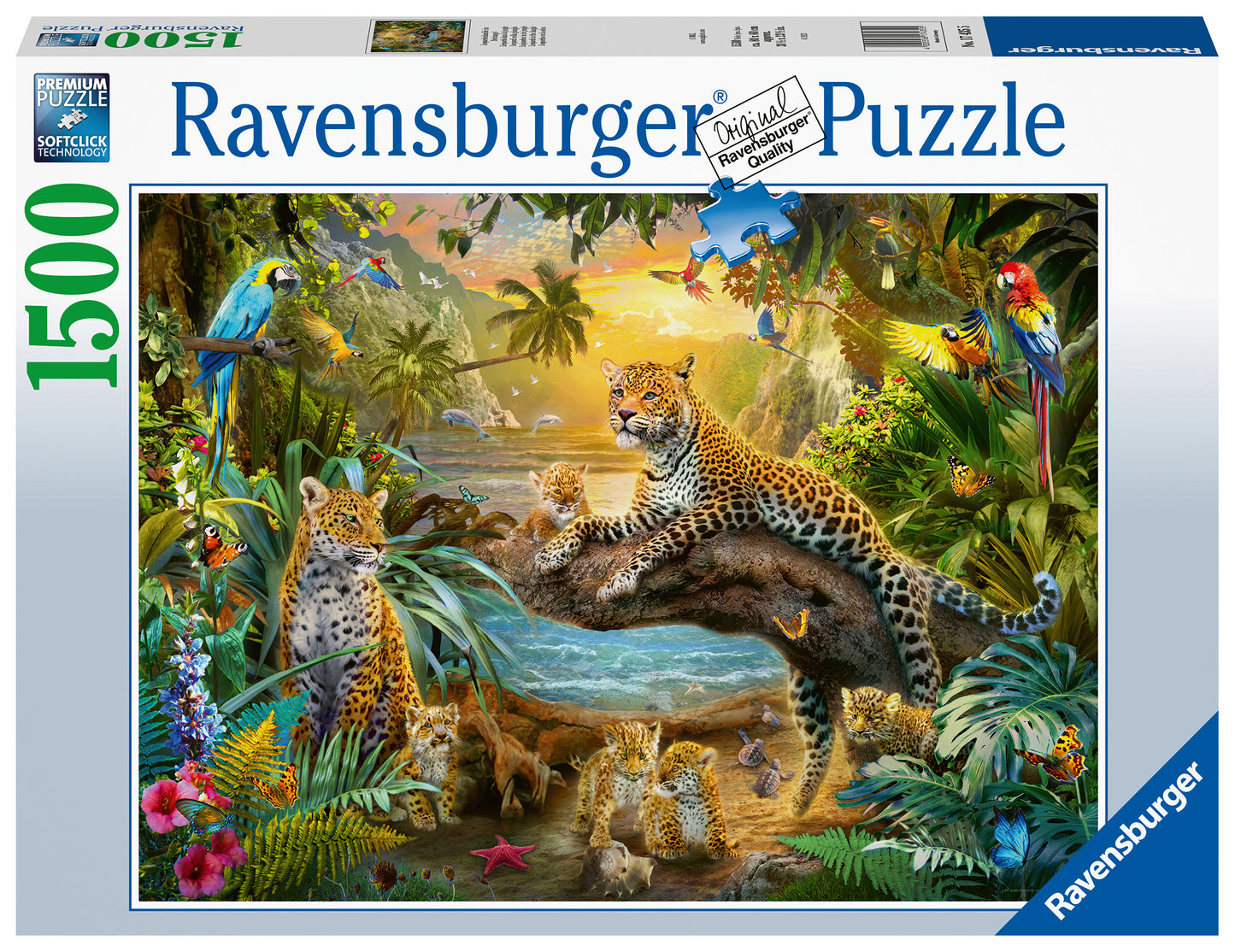Ravensburger - Leopards in the Jungle - 1500 Piece Jigsaw Puzzle