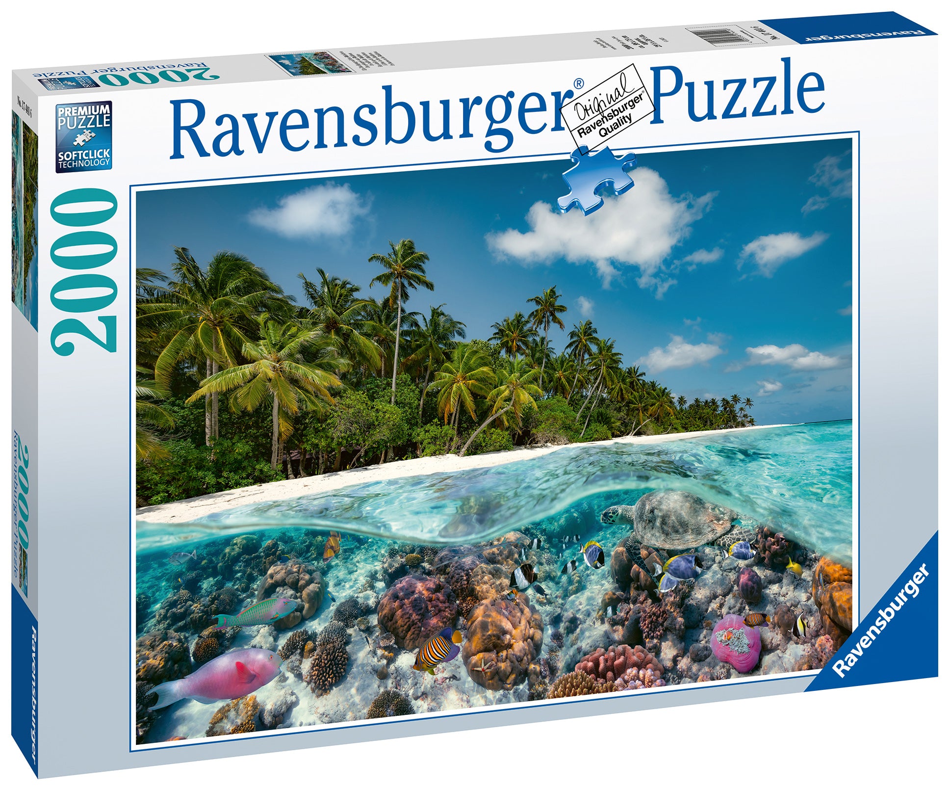 A Dive in the Maldives – 2000 Piece Jigsaw Puzzle (Ravensburger)
