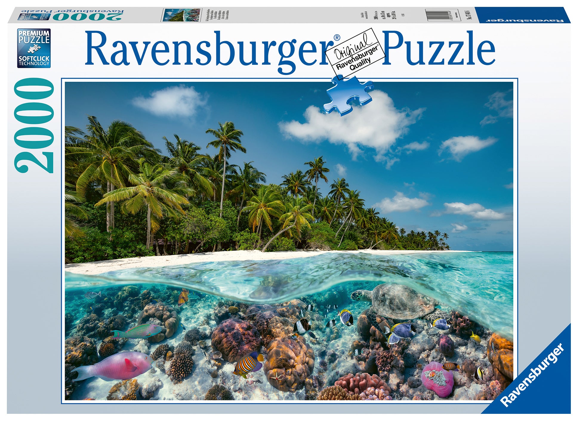 A Dive in the Maldives – 2000 Piece Jigsaw Puzzle (Ravensburger)