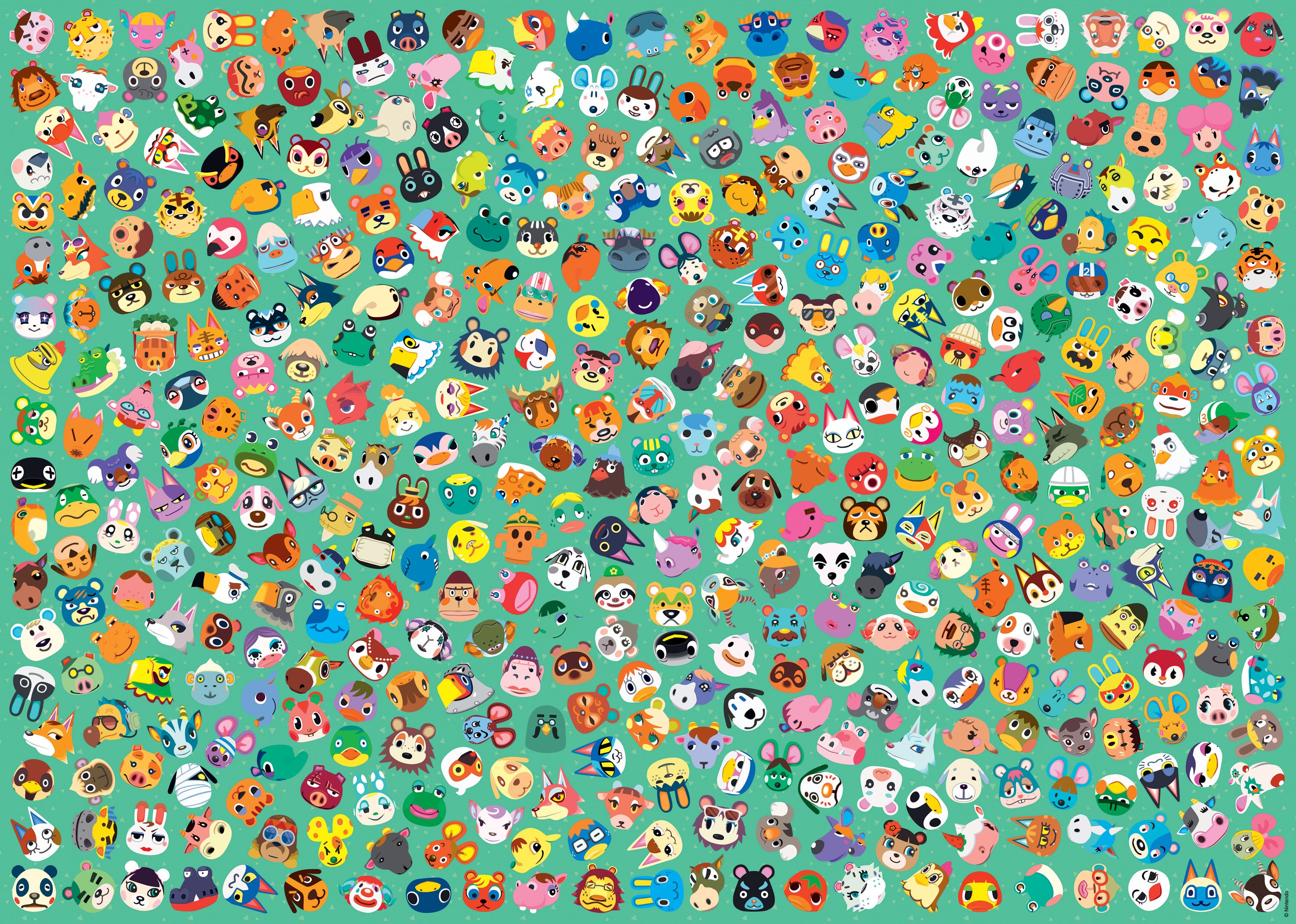 Ravensburger Challenge Animal Crossing 1000 Piece Jigsaw Puzzle