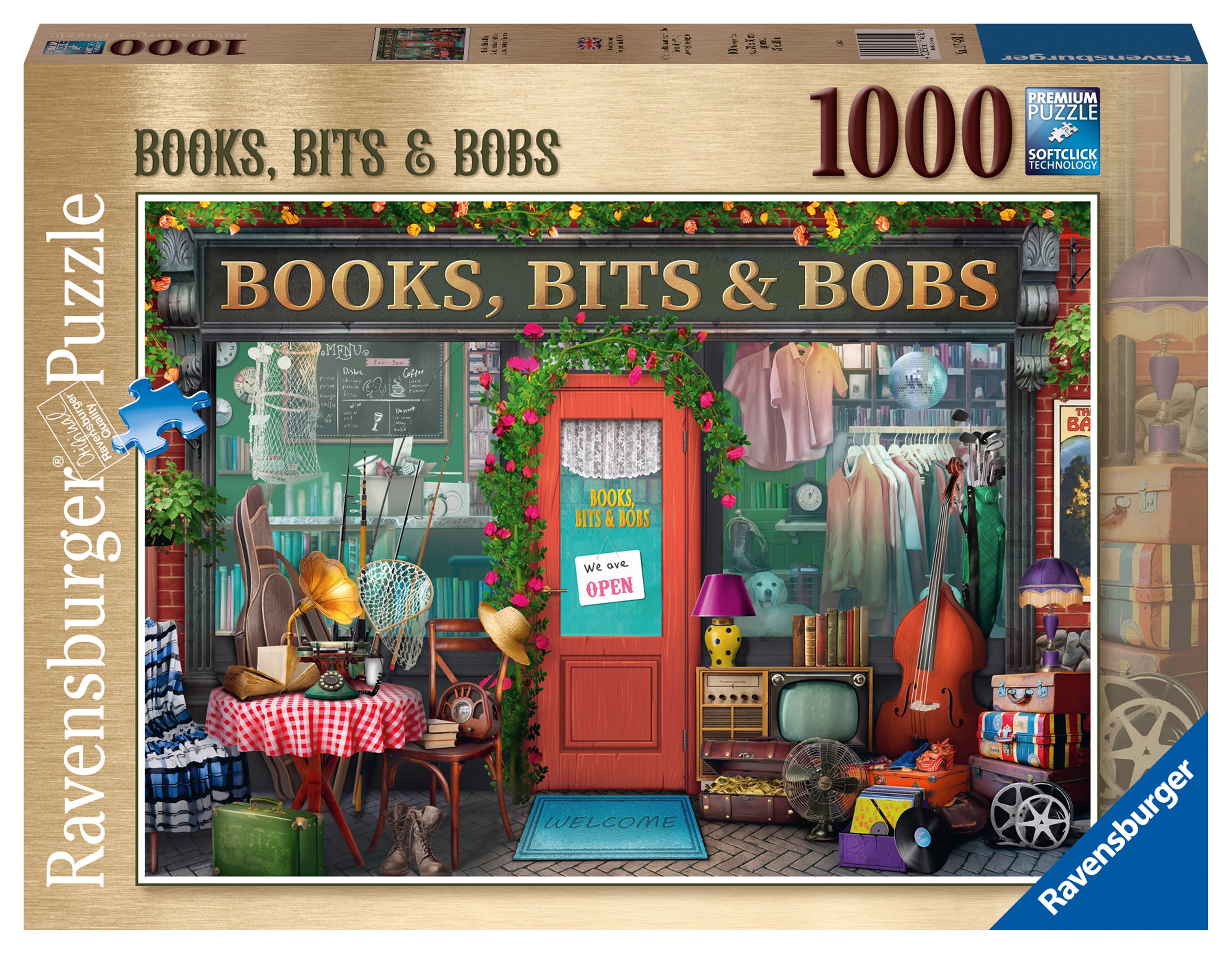 Books, Bits & Bobs – 1000 Piece Jigsaw Puzzle (Ravensburger)