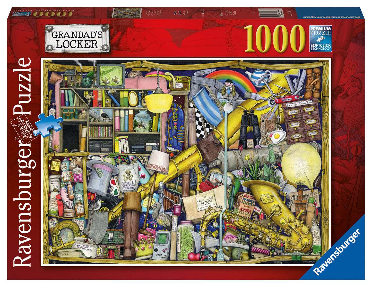 Ravensburger - Colin Thompson - Grandad's Locker - 1000 Piece Jigsaw Puzzle
