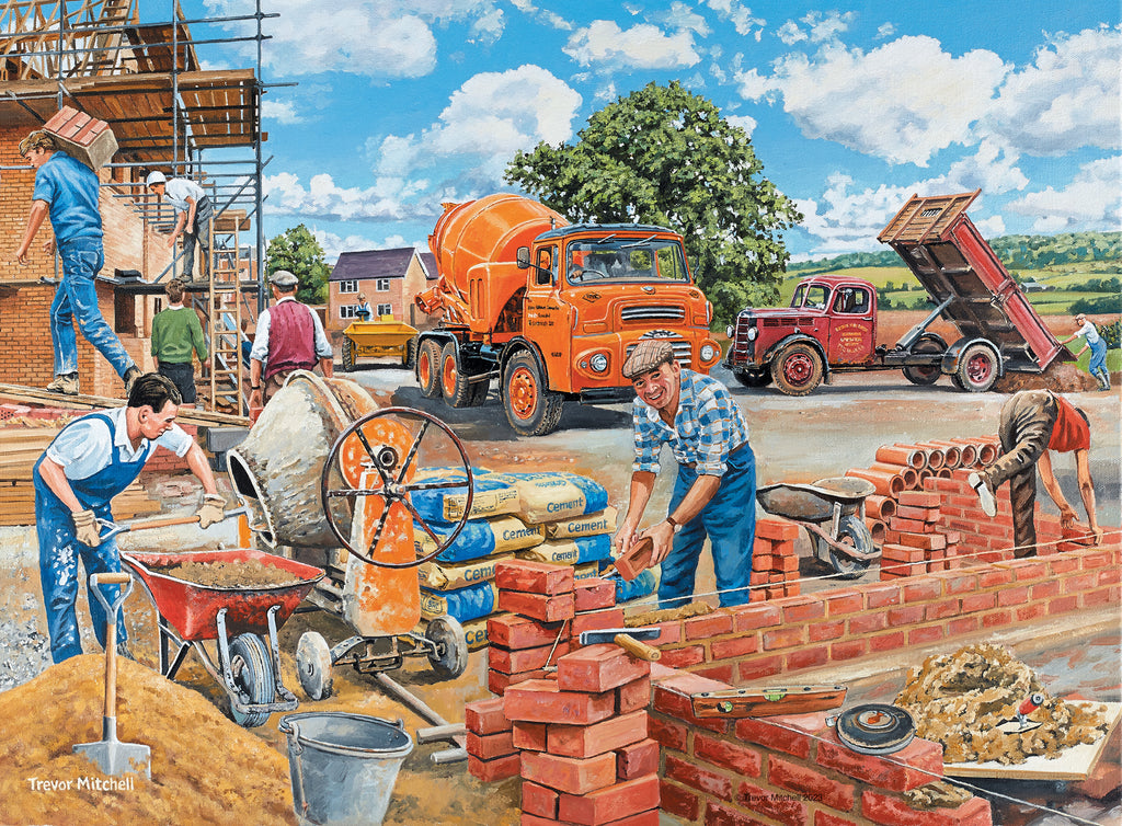 Happy Days No 6, Work Day Memories – 4 x 500 Piece Jigsaw Puzzles (Ravensburger)