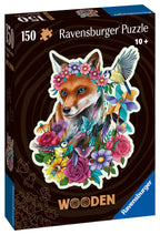 Shaped Fox – 150 Piece Wooden Jigsaw Puzzle (Ravensburger)