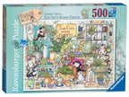 Tom Cat’s House Plants by Crazy Cats – 500 Piece Jigsaw Puzzle (Ravensburger)