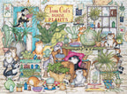 Tom Cat’s House Plants by Crazy Cats – 500 Piece Jigsaw Puzzle (Ravensburger)