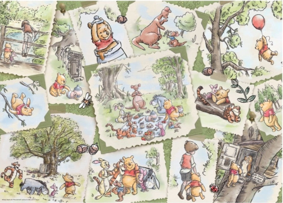Disney Pix Collection Winnie the Pooh 95 Years – 1000 Piece Jigsaw Puzzle (Jumbo)