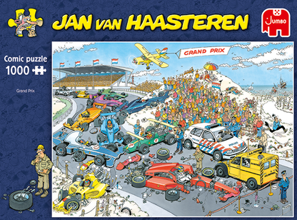 Jan Van Haasteren - Grand Prix - The Start - 1000 Piece Jigsaw Puzzle