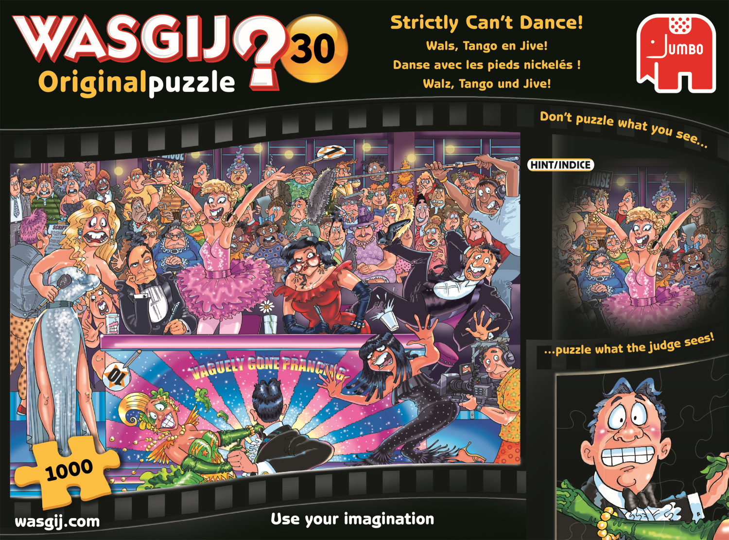 Wasgij Original 30: Strictly Cant Dance! – 1000 Piece Jigsaw Puzzle (Wasgij)