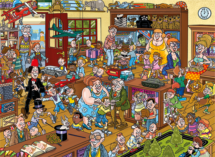 Wasgij Destiny 20: The Toy Shop! – 1000 Piece Jigsaw Puzzle (Wasgij)