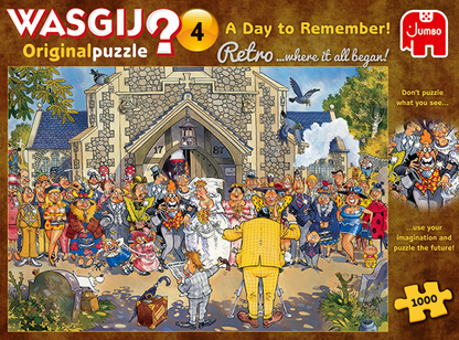 Wasgij Retro Original 4 - A Day To Remember - 1000 Piece Jigsaw Puzzle