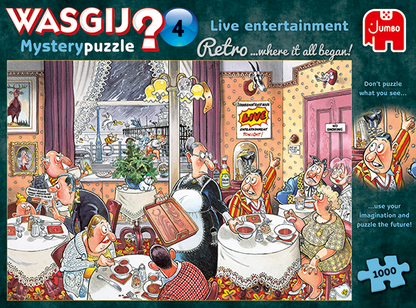 Wasgij Retro Mystery 4 - Live Entertainment - 1000 Piece Jigsaw Puzzle