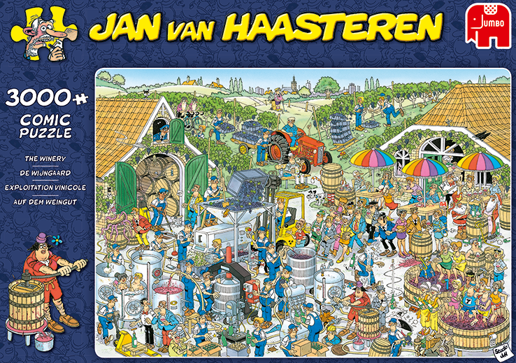 The Winery by Jan Van Haasteren – 3000 Piece Jigsaw Puzzle (Jan Van Haasteren)