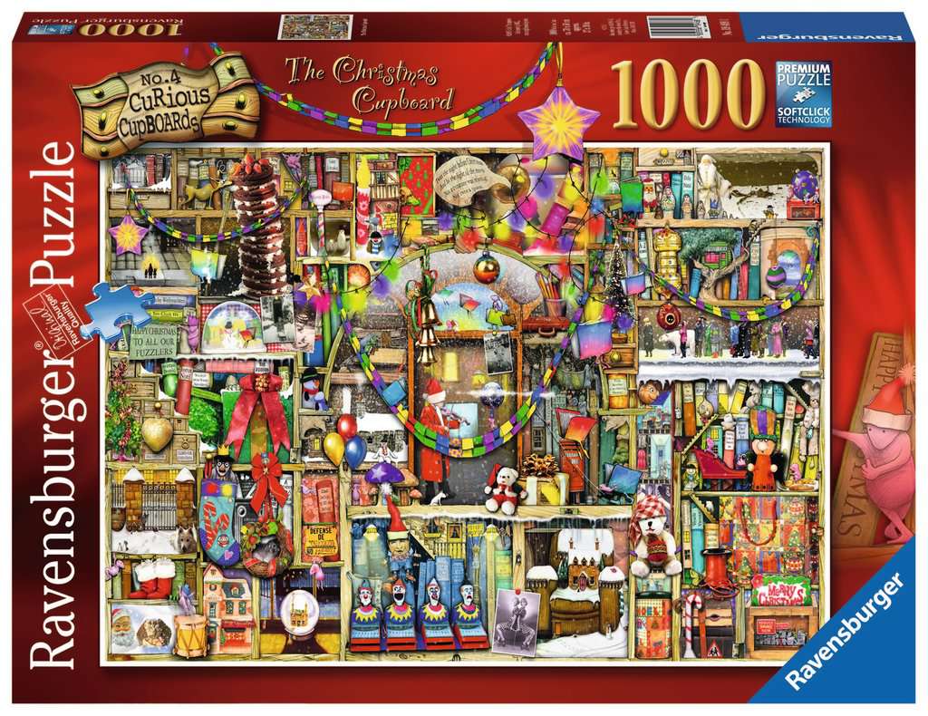Ravensburger - The Christmas Cupboard - 1000 Piece Jigsaw Puzzle
