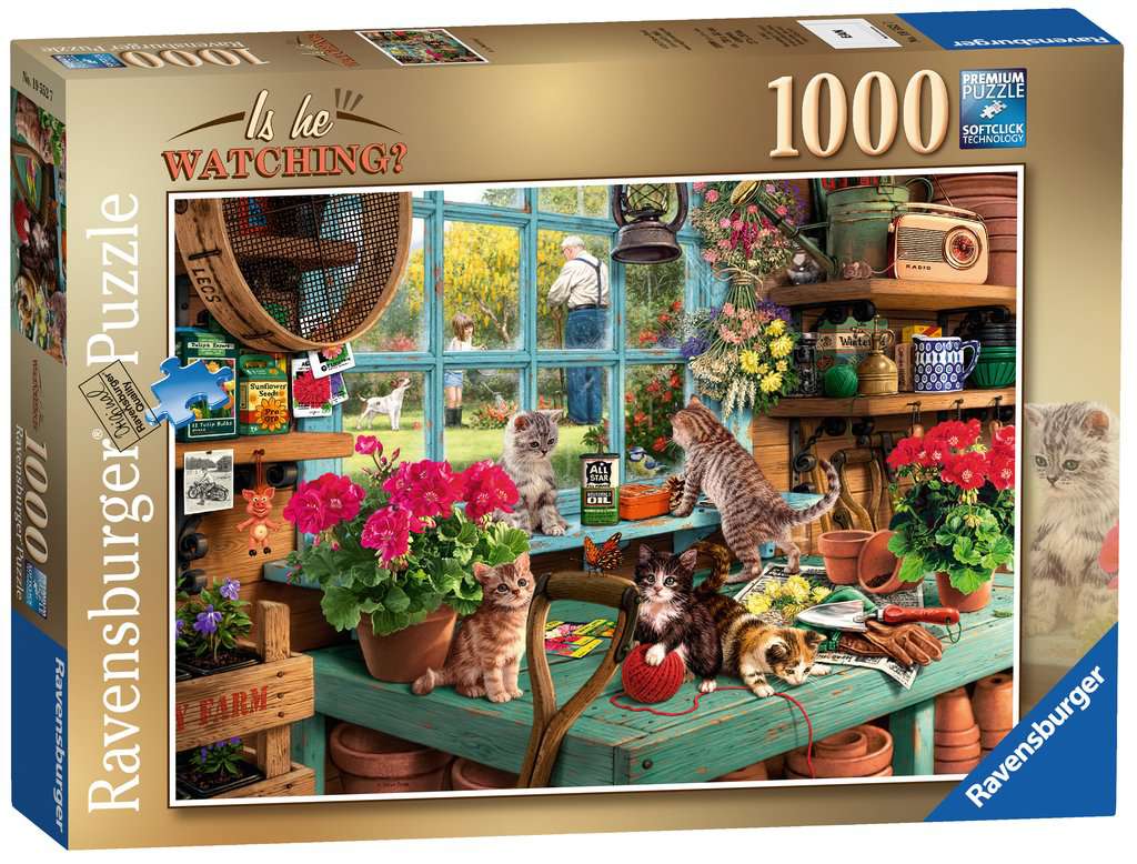 Ravensburger - Is he watching? - 1000 Piece Jigsaw Puzzle