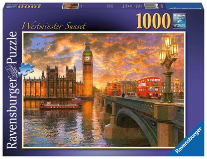 Ravensburger - London - Westminster Sunset - 1000 Piece Jigsaw Puzzle