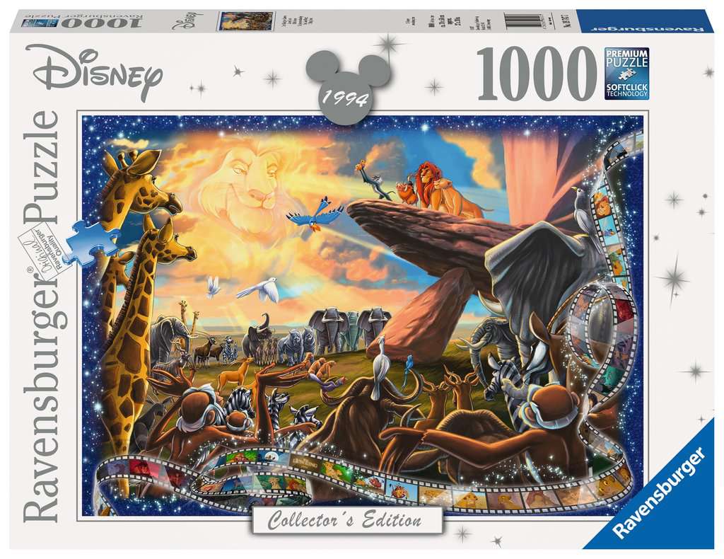 Disney Collector's Edition Lion King – 1000 Piece Jigsaw Puzzle (Ravensburger)