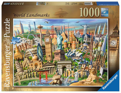 Ravensburger - World Landmarks - 1000 Piece Jigsaw Puzzle