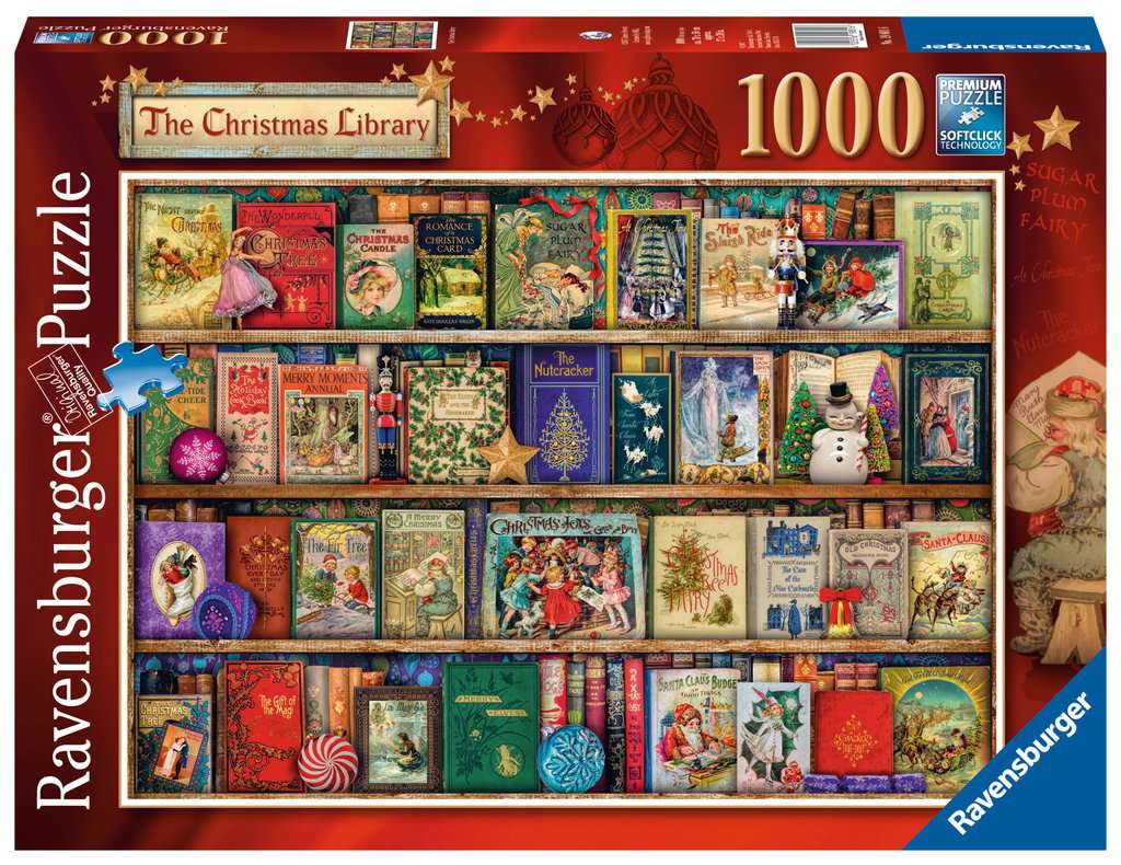 The Christmas Library – 1000 Piece Jigsaw Puzzle (Ravensburger)