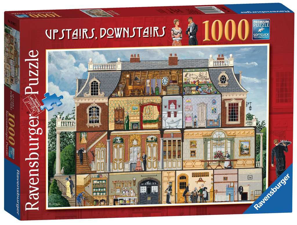 Upstairs, Downstairs – 1000 Piece Jigsaw Puzzle (Ravensburger)