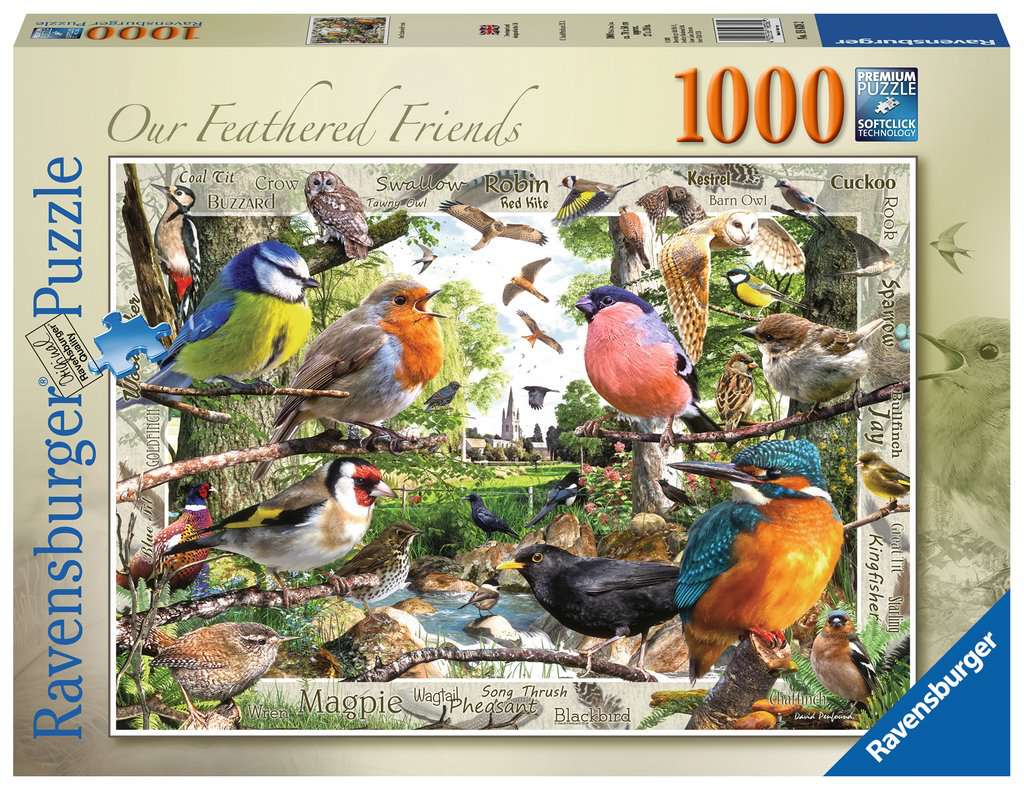 Our Feathered Friends – 1000 Piece Jigsaw Puzzle (Ravensburger)