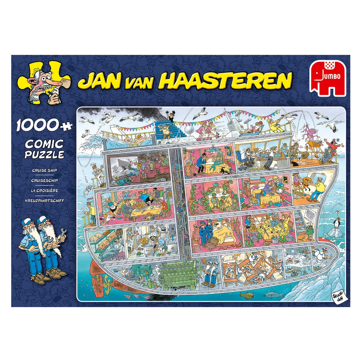 Cruise Ship by Jan Van Haasteren – 1000 Piece Jigsaw Puzzle (Jan Van Haasteren)