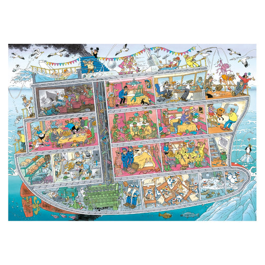 Jan Van Haasteren - Cruise Ship - 1000 Piece Jigsaw Puzzle