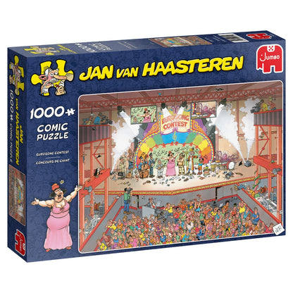Jan Van Haasteren - Eurosong Contest - 1000 Piece Jigsaw Puzzle