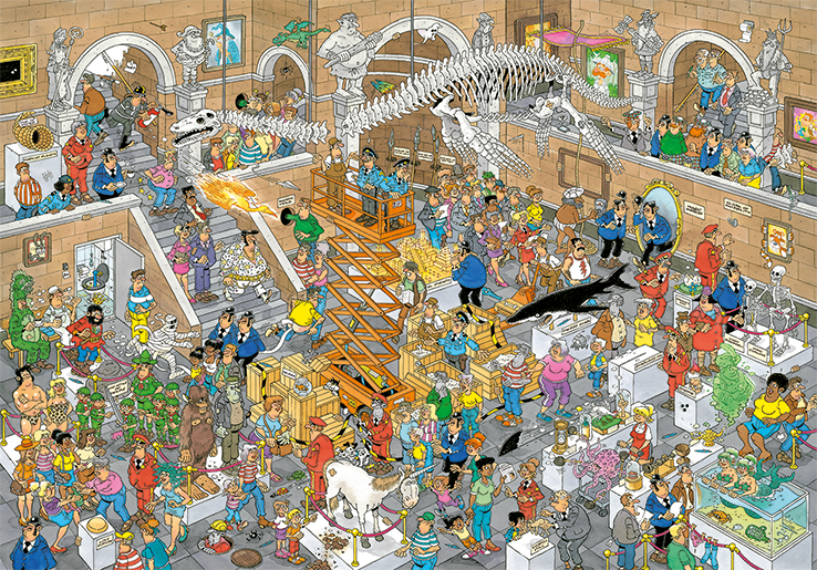 Gallery of Curiosities by Jan Van Haasteren – 3000 Piece Jigsaw Puzzle (Jan Van Haasteren)