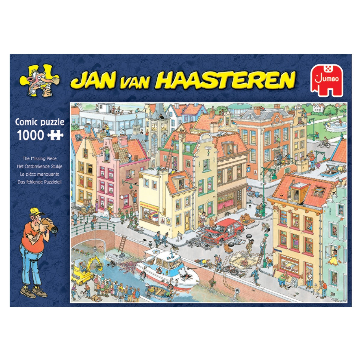 The Missing Piece by Jan Van Haasteren – 1000 Piece Jigsaw Puzzle (Jan Van Haasteren)