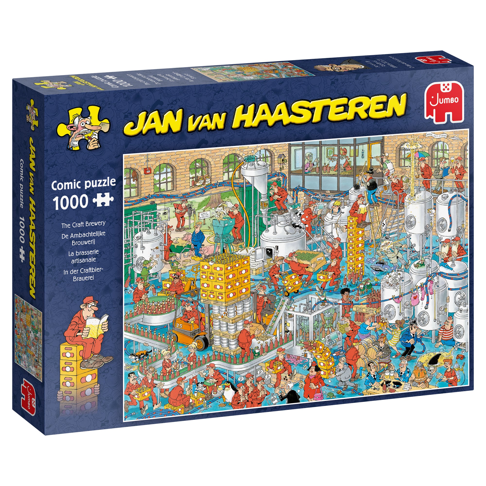 The Craft Brewery by Jan Van Haasteren – 1000 Piece Jigsaw Puzzle (Jan Van Haasteren)