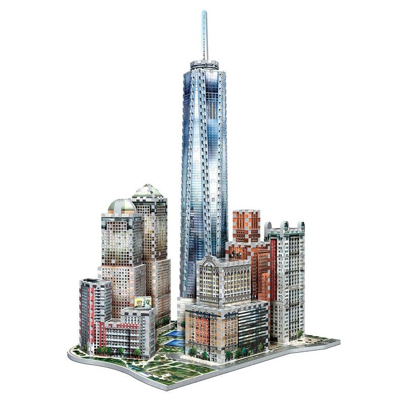 New York Collection: World Trade – 3D Jigsaw Puzzle (Wrebbit)