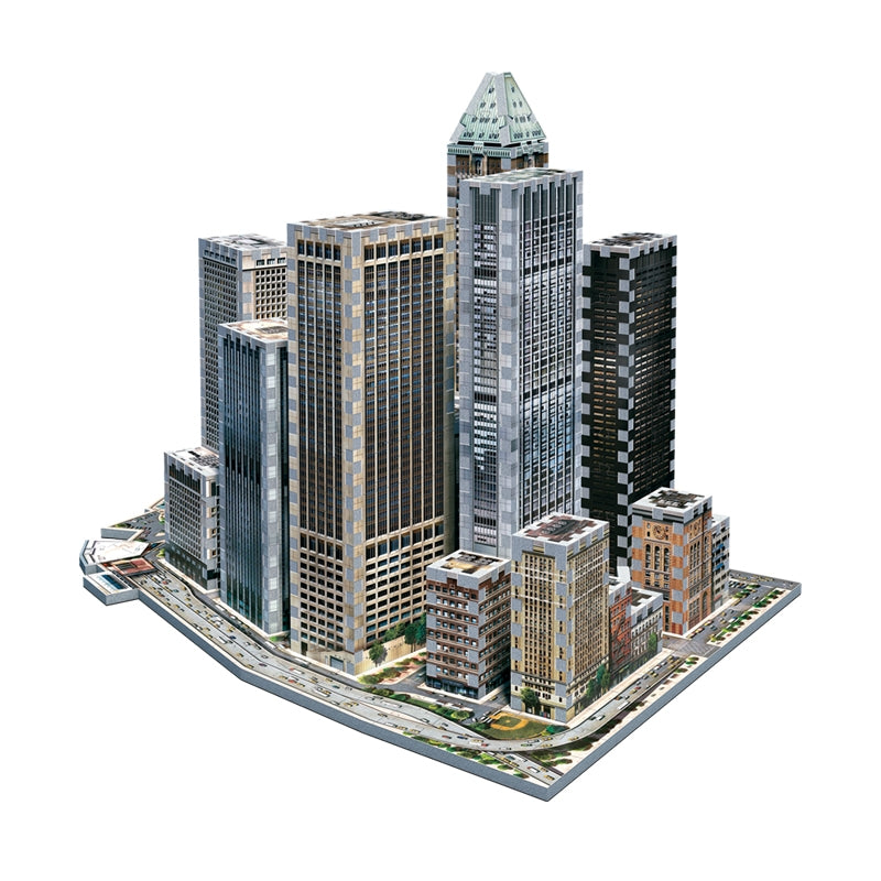 Wrebbit 3D Jigsaw Puzzle - New York Collection: Financial 925 piece jigsaw puzzle