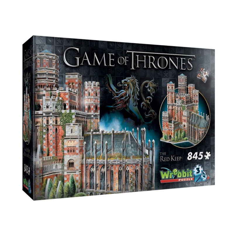 The Red Keep – 845 Piece Jigsaw Puzzle (Wrebbit 3D Puzzle)