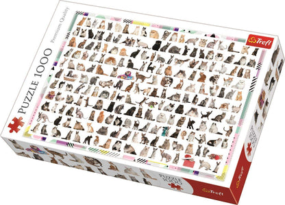 Trefl - Cats - 1000 piece jigsaw puzzle
