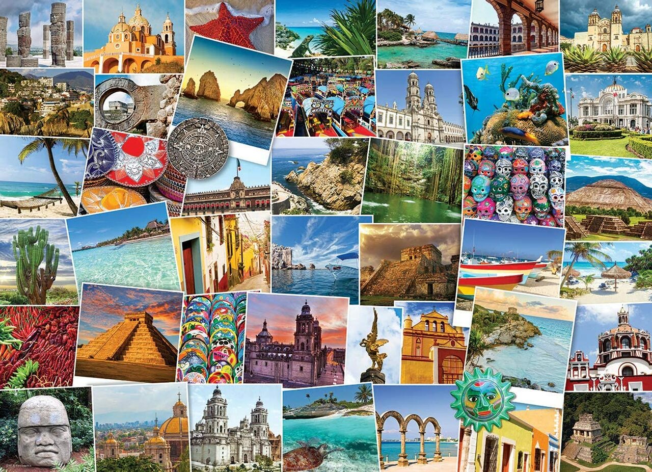 Globetrotter Mexico – 1000 Piece Jigsaw Puzzle (Eurographics)