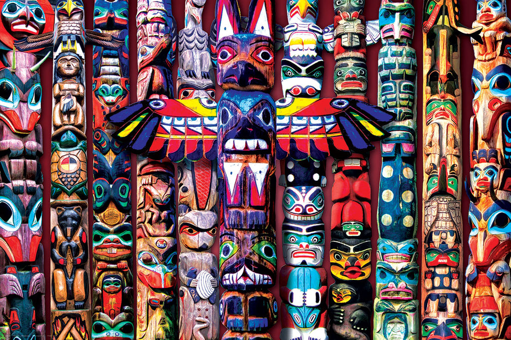 Totem Poles – 1000 Piece Jigsaw Puzzle (Eurographics)