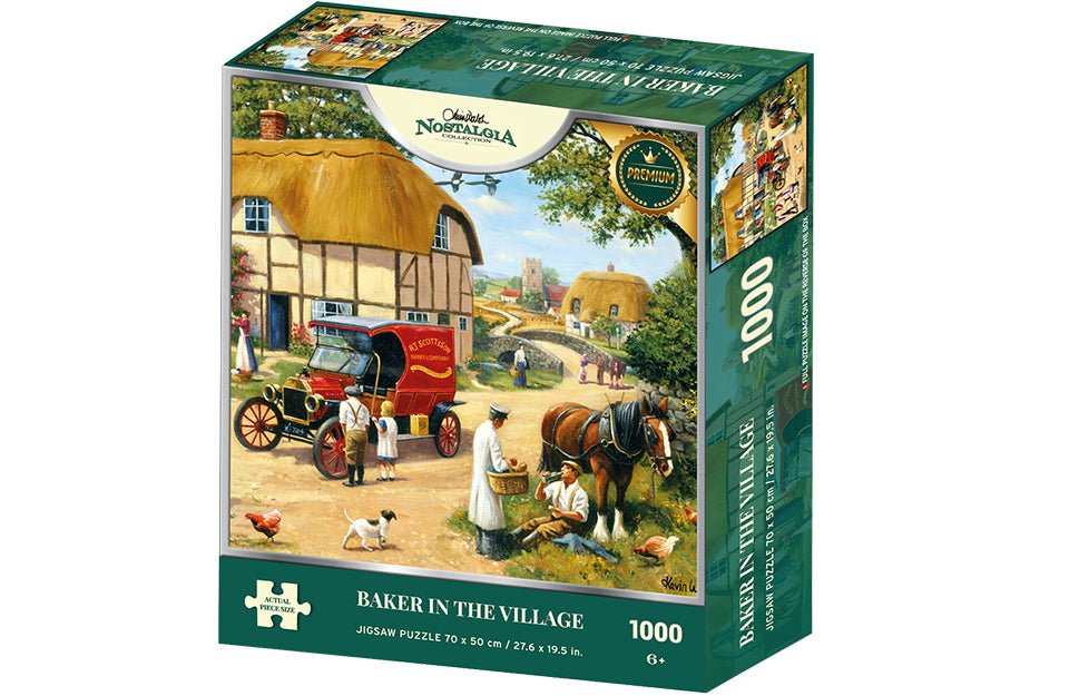 Baker In The Village by Kevin Walsh – 1000 Piece Jigsaw Puzzle (Kidicraft)