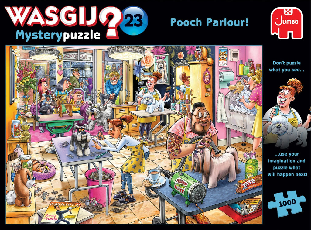 Wasgij Mystery 23: Pooch Parlour – 1000 Piece Jigsaw Puzzle (Wasgij)