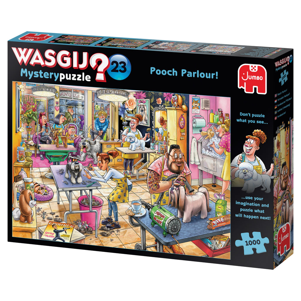 Wasgij Mystery 23: Pooch Parlour – 1000 Piece Jigsaw Puzzle (Wasgij)
