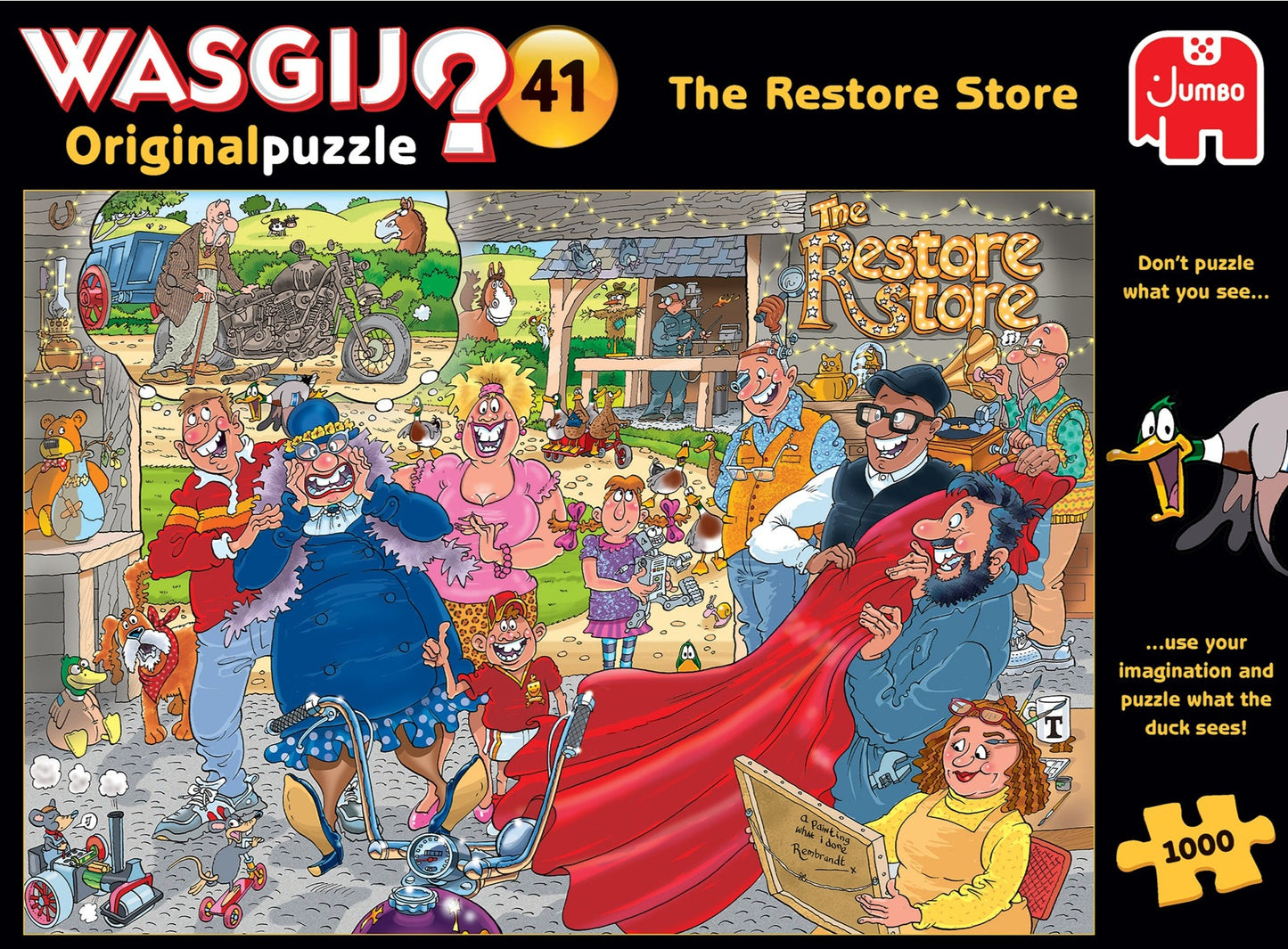 Wasgij Original - 41 The Restore Store - 1000 Piece Jigsaw Puzzle