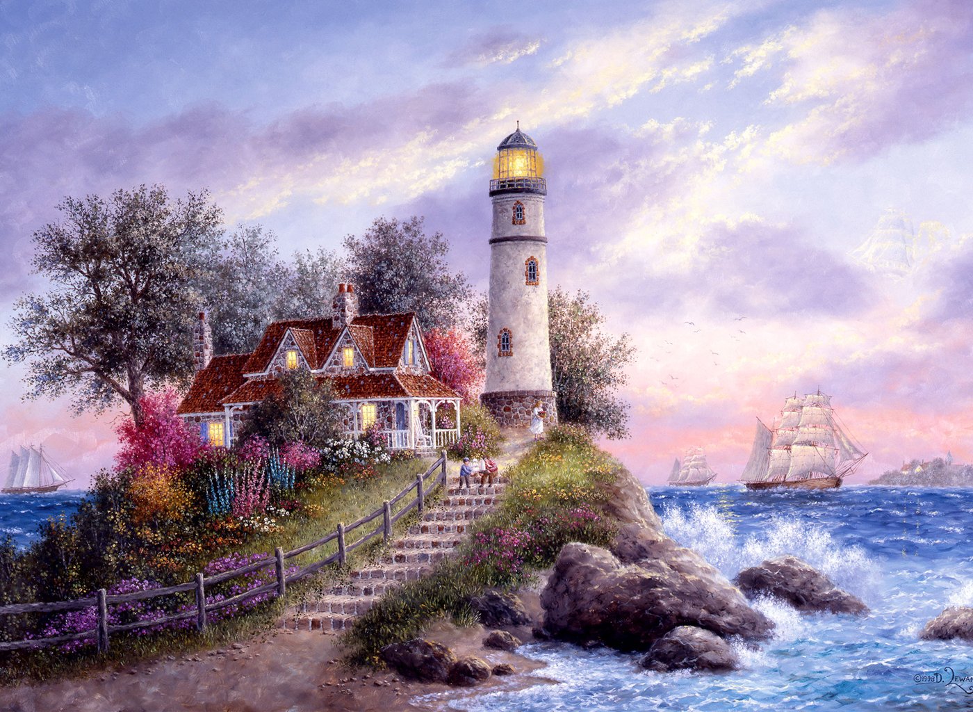 Captain's Cove – 500 Piece Jigsaw Puzzle (Anatolian)